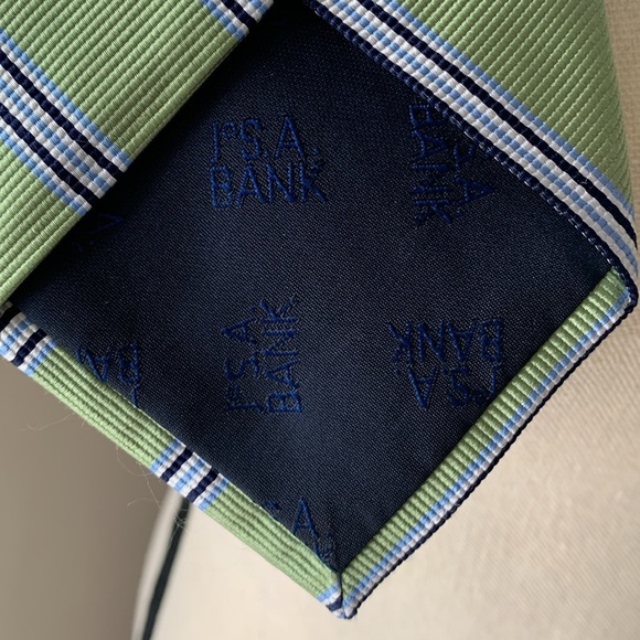 Jos. A. Banks Executive Collection 100% Silk Tie Hand Made long 59" EUC - Picture 5 of 8